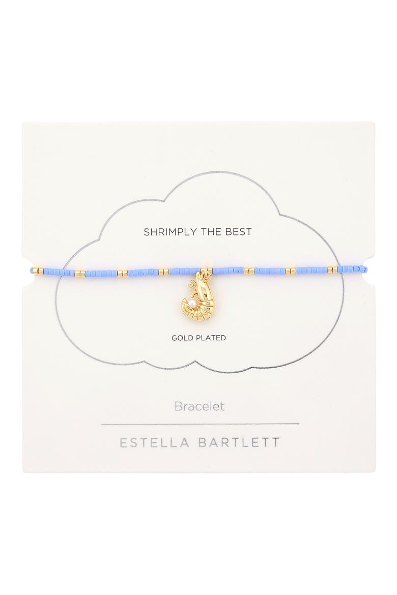 Shrimp Miyuki Beaded Bracelet, Alternate, color, GOLD