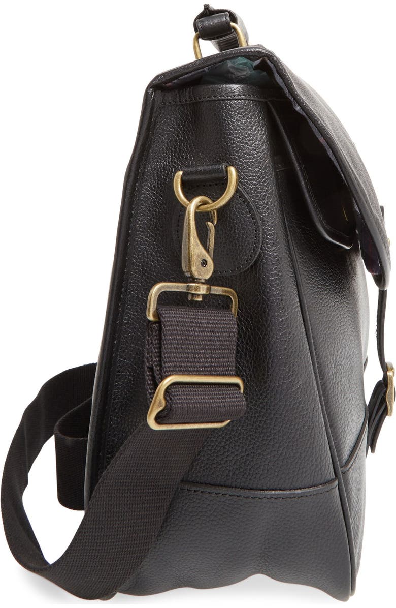 Barbour Leather Briefcase, Alternate, color,