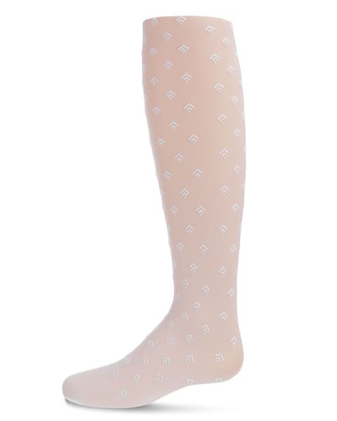 Flocked Arrow Sheer Tights