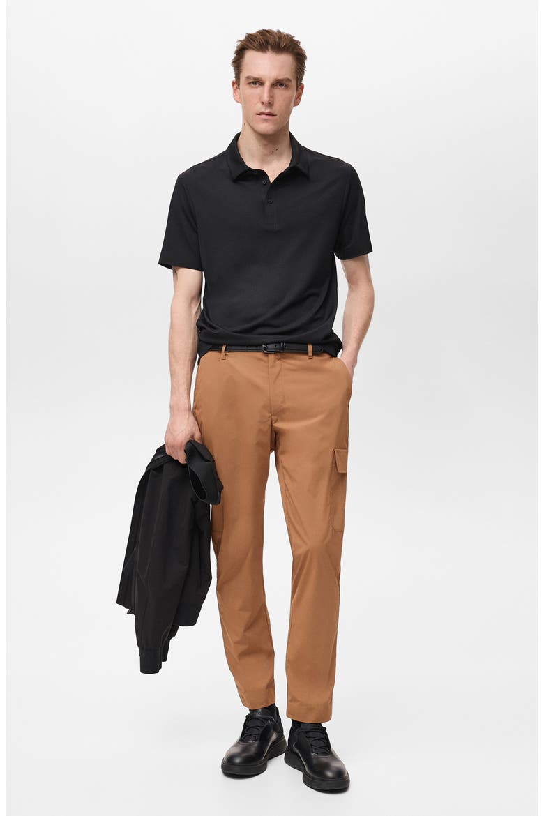 Thermoregulating Slim Comfort Stretch Cargo Pants, Alternate, color, TOBACCO BROWN