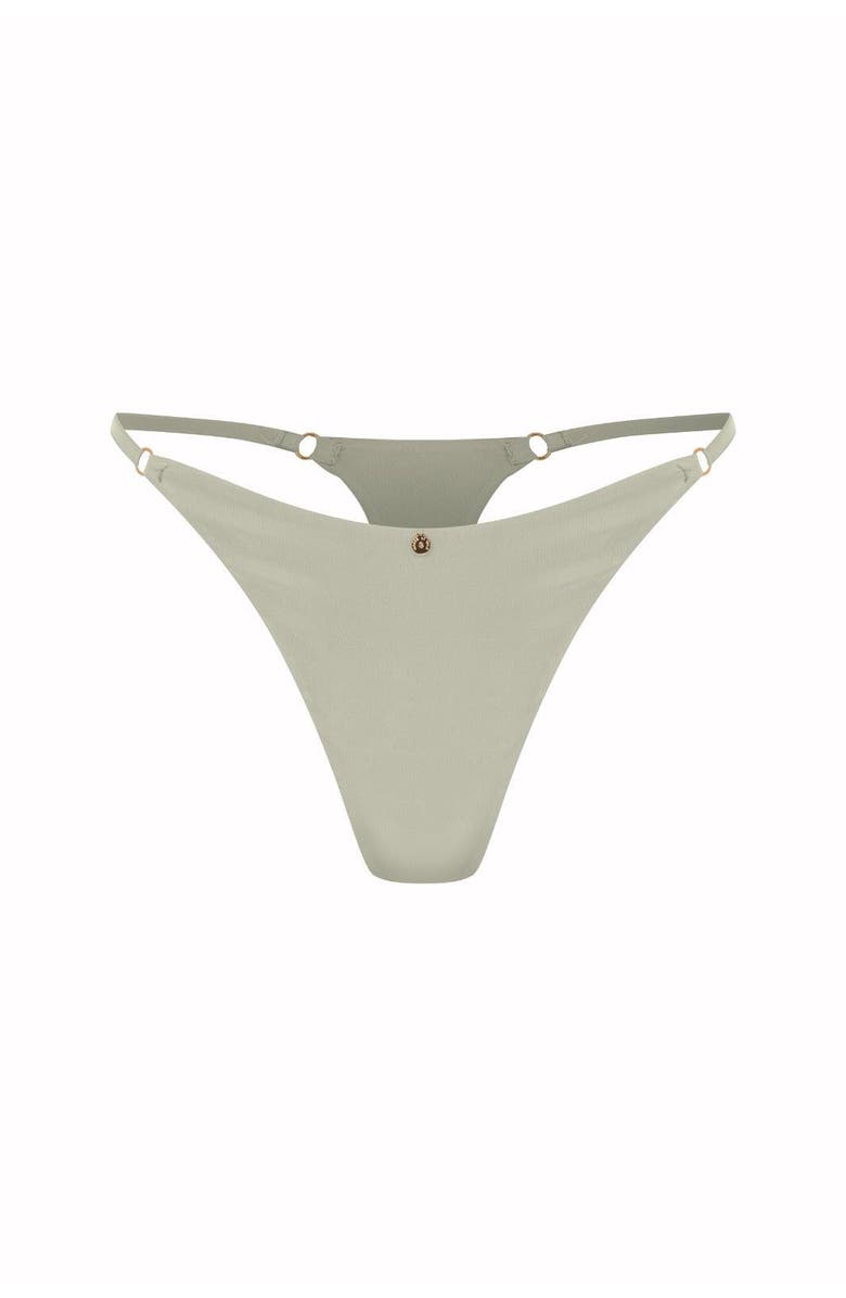 House Of Silk Silk Triangle Thong, Main, color, Mint