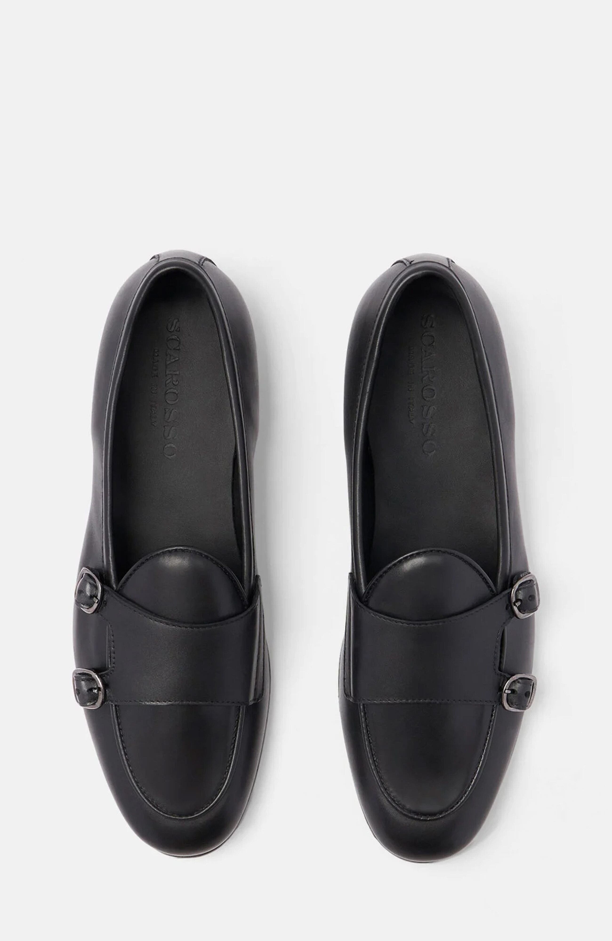SCAROSSO Virginia Loafers, Alternate, color, Black - Calf Leather