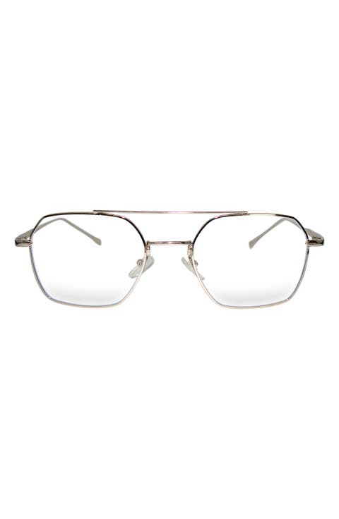 Loki 51mm Geometric Blue Light Blocking Glasses