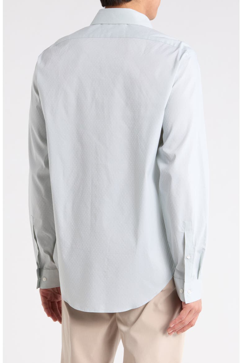 Slim Fit Stretch Dress Shirt, Alternate, color, SAGE