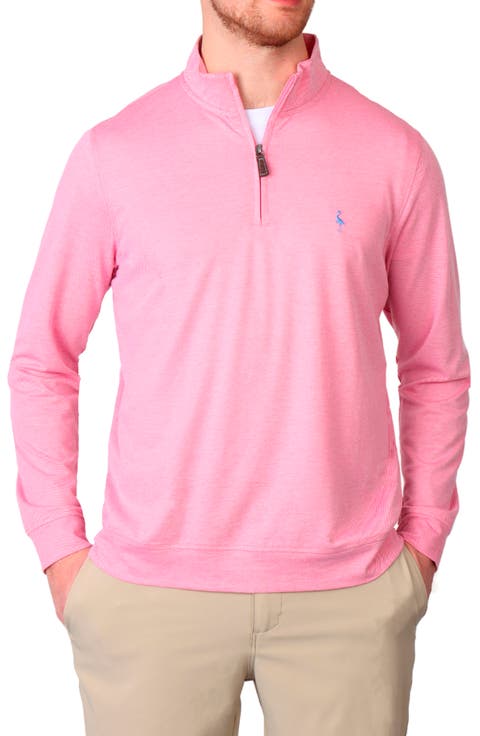 Quarter Zip Dobby Twill Pullover