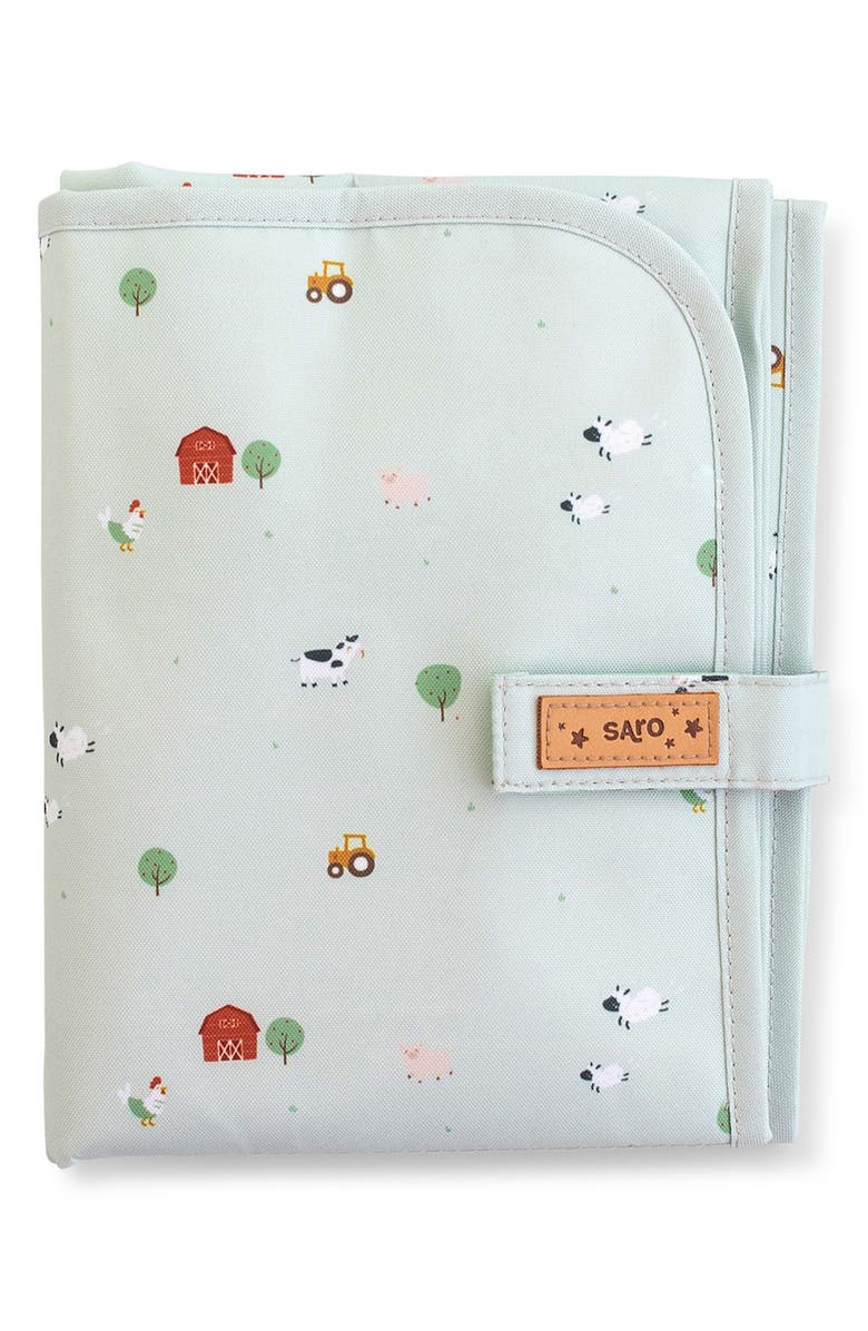 KALENCOM Easy Clean Changing Mat, Main, color, Funny Farm