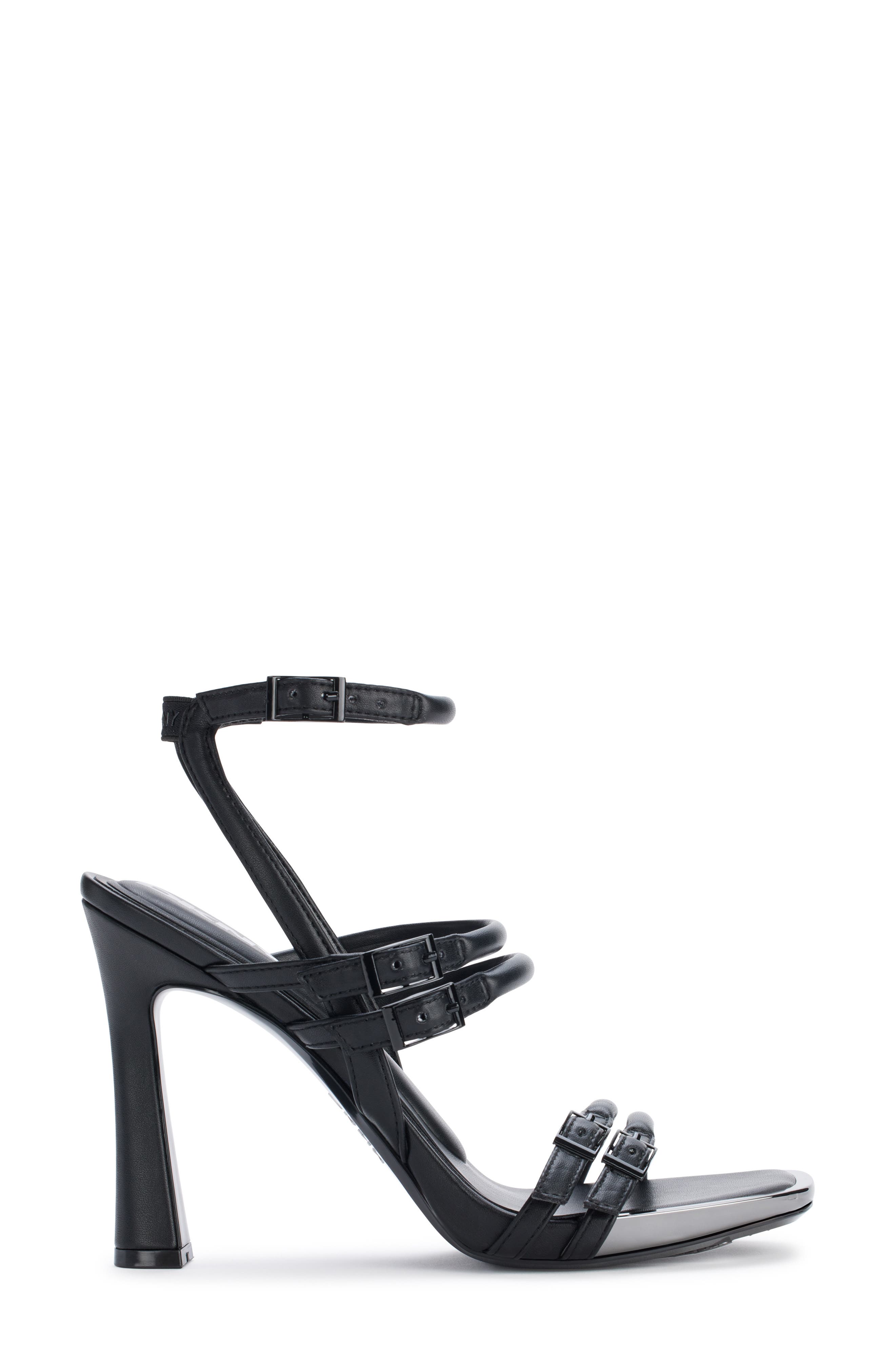 DKNY Cyril Ankle Strap Sandal, Alternate, color, Black