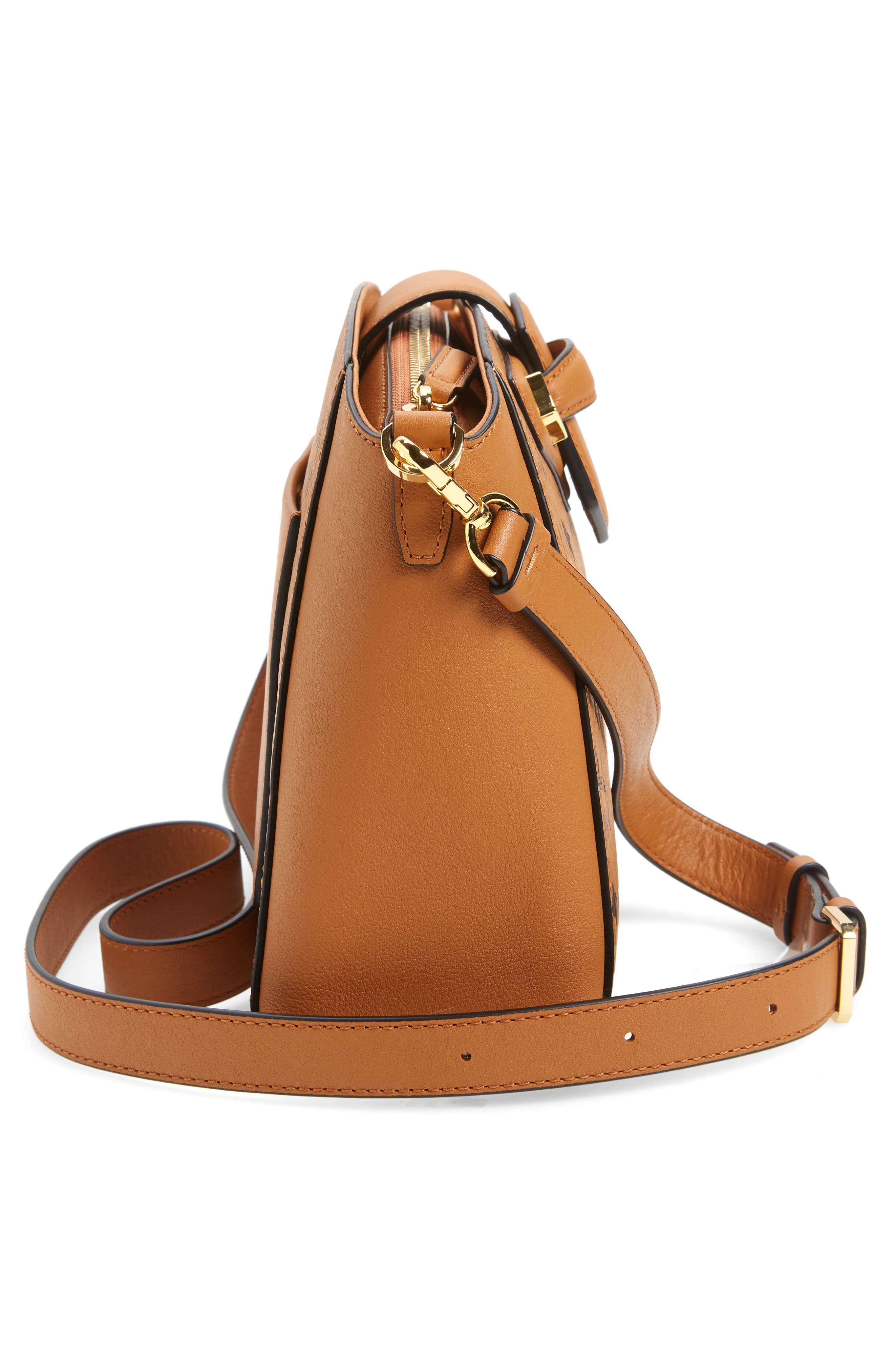 MCM Essential Visetos Coated Canvas Crossbody Bag, Alternate, color, 