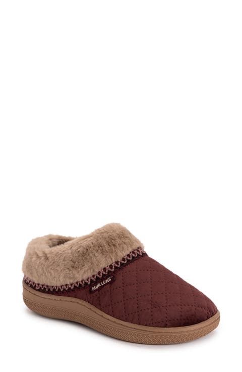 Charlee Faux Fur Clog Slipper (Women)