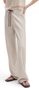 rag & bone rb Miramar Pull-On Wide Leg Cotton Terry Sweatpant Jeans
