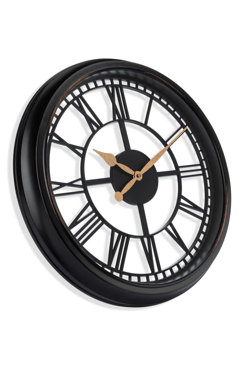 Wall Clock, Alternate, color, BROWN