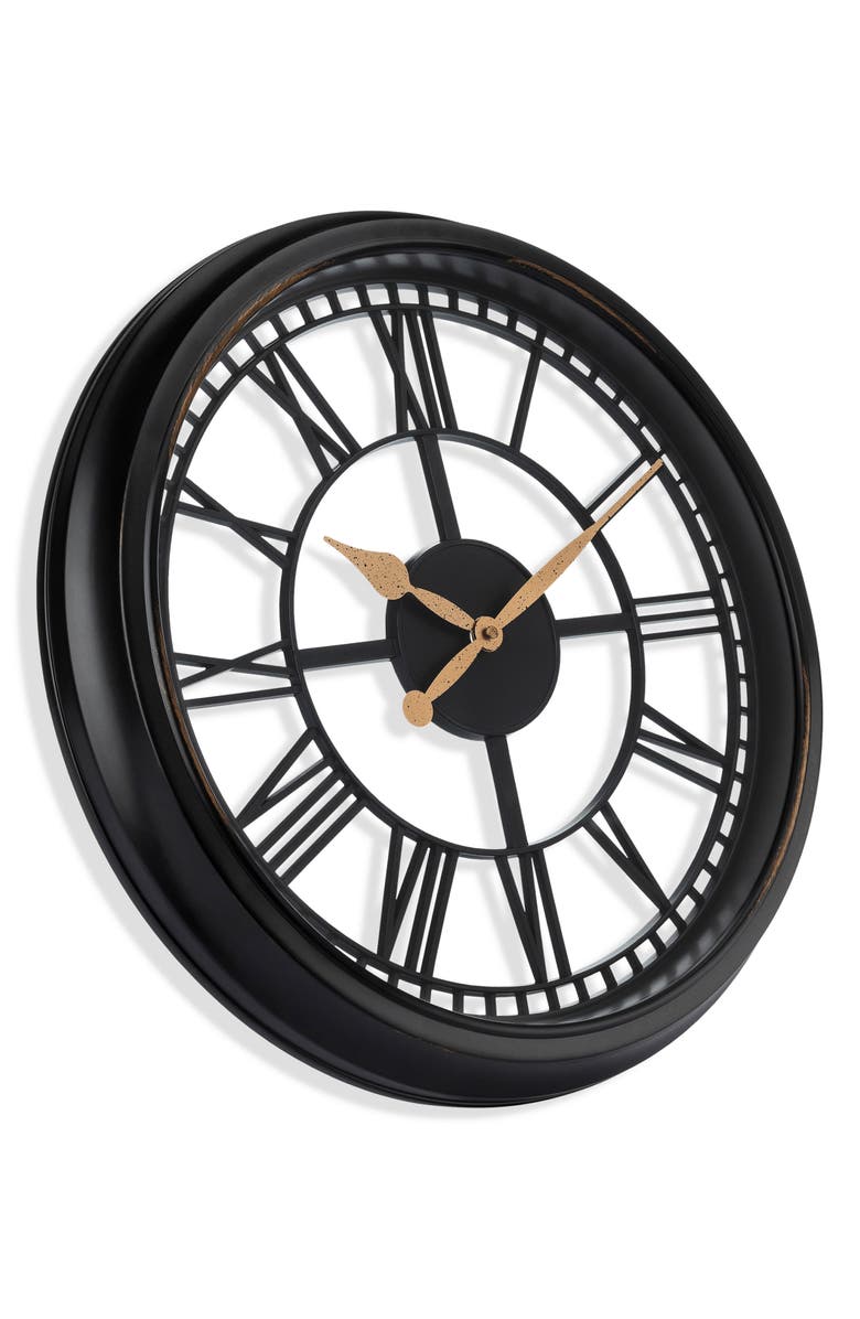 Westclox Wall Clock, Alternate, color, Brown