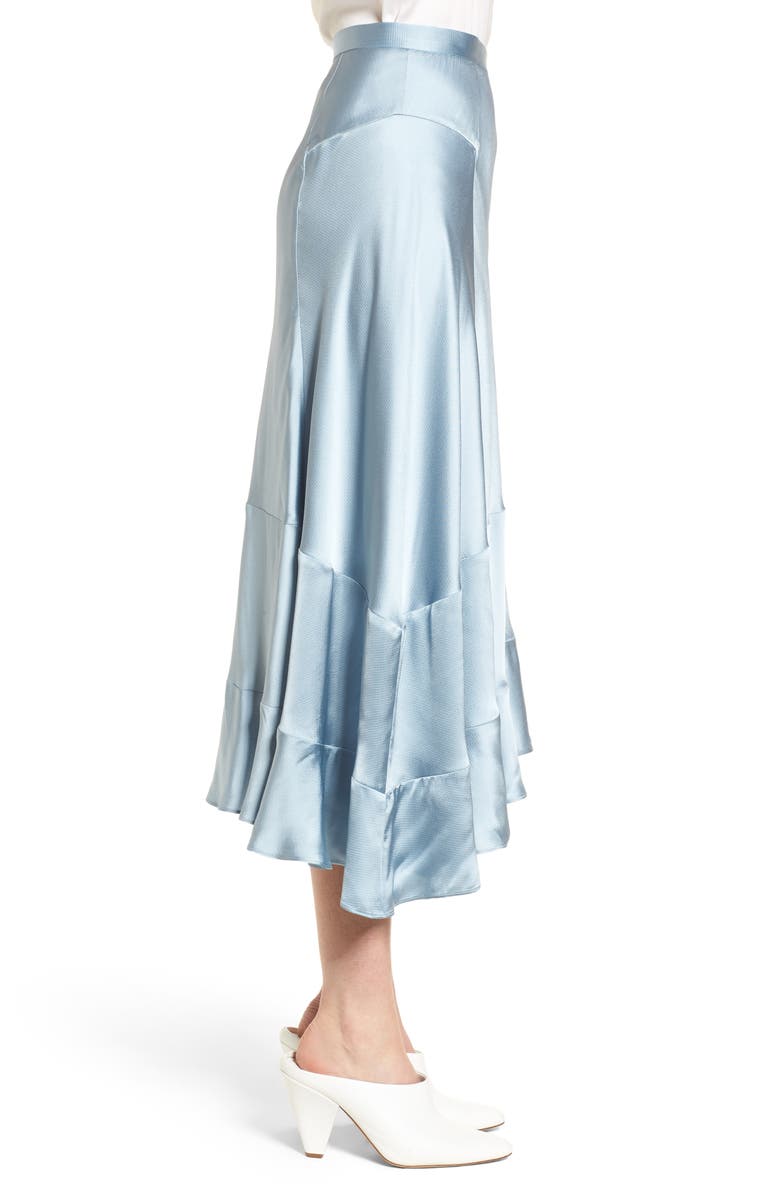 Lewit A-Line Ruffle Hem Skirt, Alternate, color, 