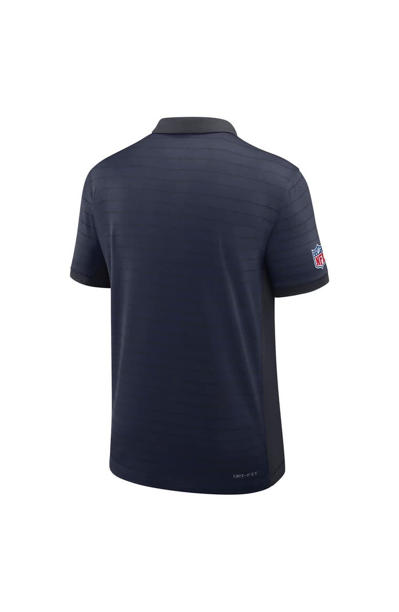 Nike Men's Nike Navy Denver Broncos Sideline Victory Stripe Performance Polo, Alternate, color, Navy
