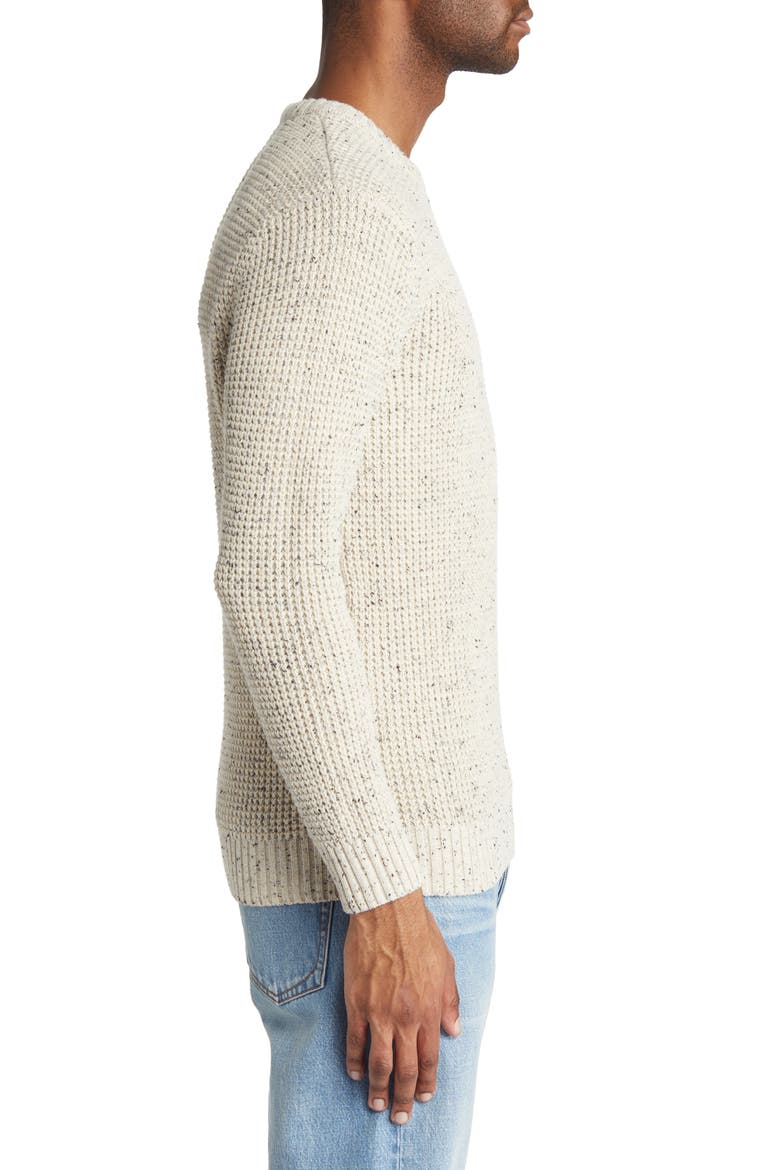 SeaWool Nep Crewneck Sweater, Alternate, color, CREAM