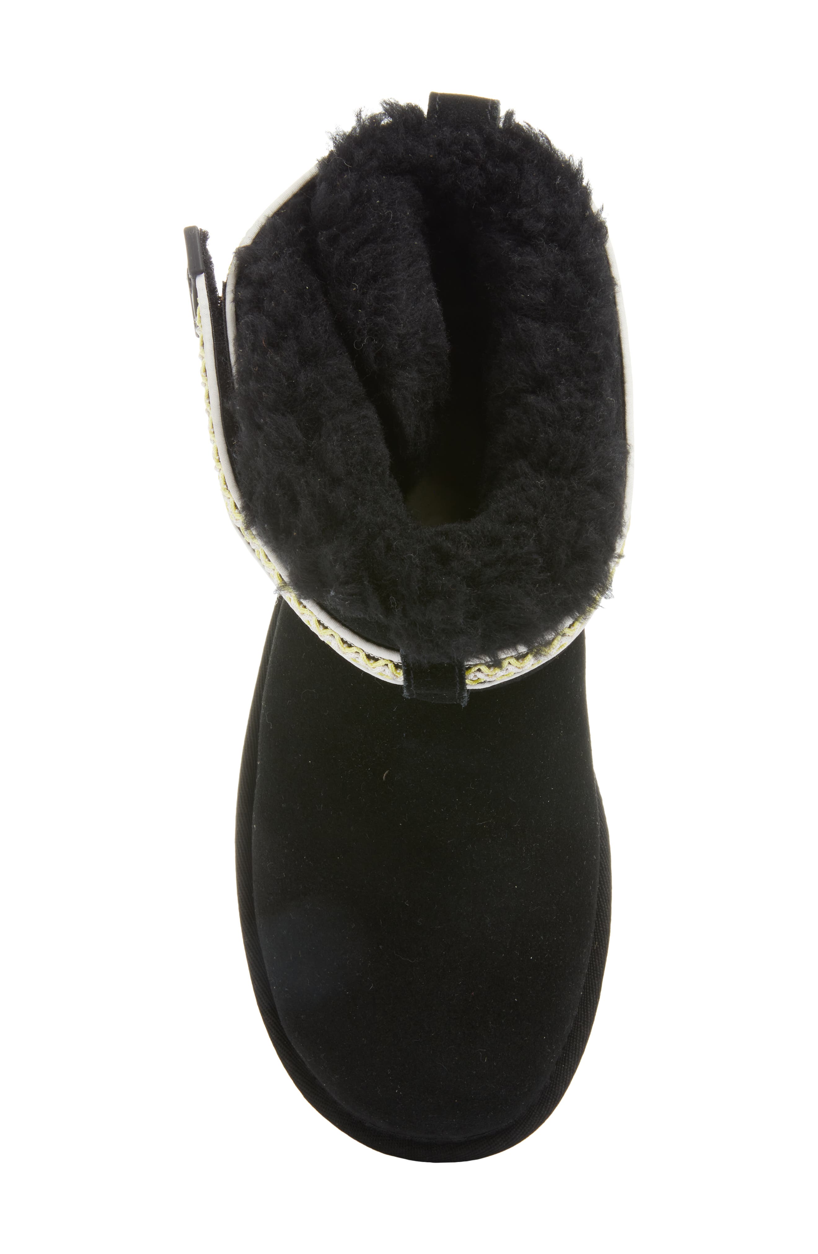 UGG<sup>®</sup> Classic Ultra Mini Alpsey Boot, Alternate, color, Black / Pale Lemon