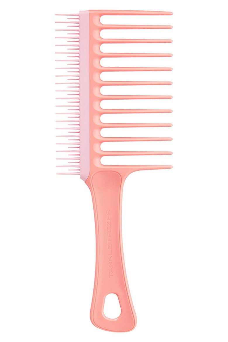 Wide Tooth Dual Sided Comb, Main, color, PEACH