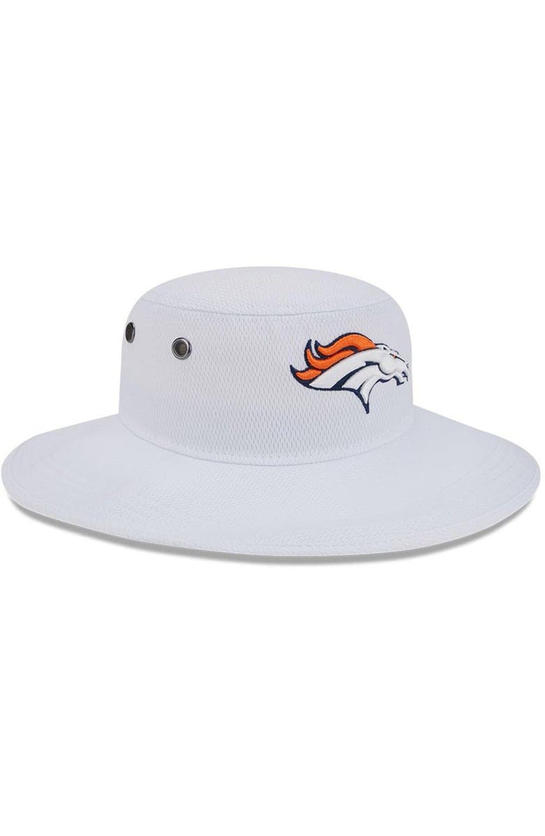 New Era Men's New Era White Denver Broncos 2023 NFL Training Camp Panama Bucket Hat, Alternate, color, White