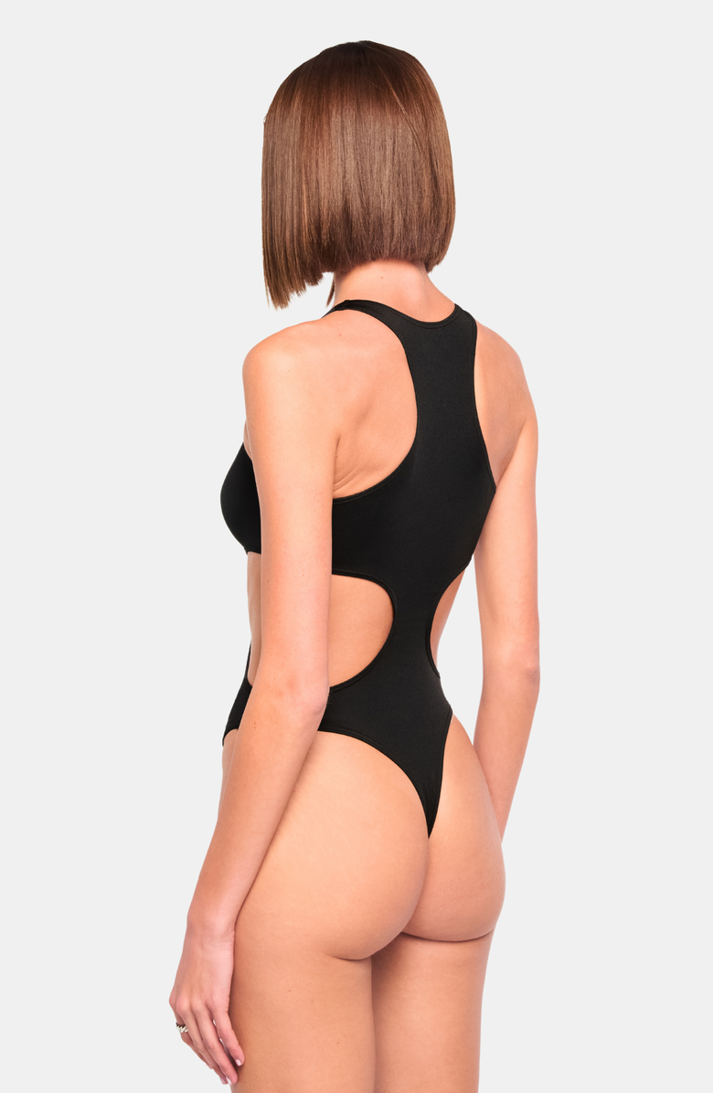 OW Collection BILLIE Bodysuit, Alternate, color, Black