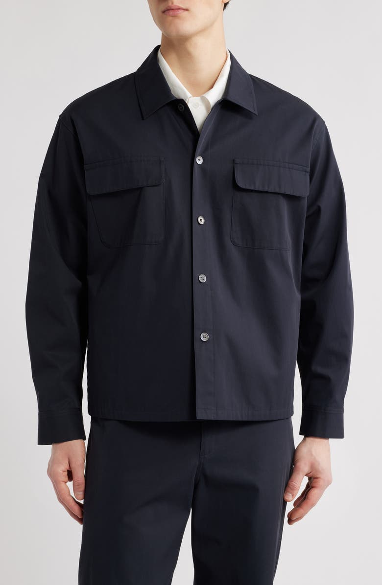 FRAME Double Pocket Overshirt, Alternate, color, Dark Navy