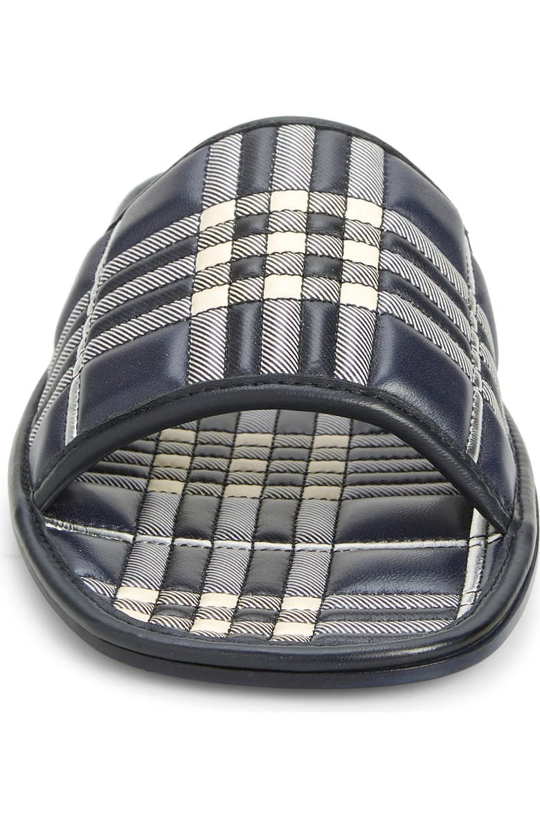 Burberry Quilted Check Slide Sandal, Alternate, color,