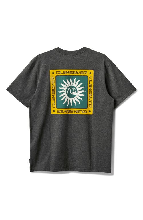 Quiksilver Sun Roots Mod Graphic T-shirt In Gray