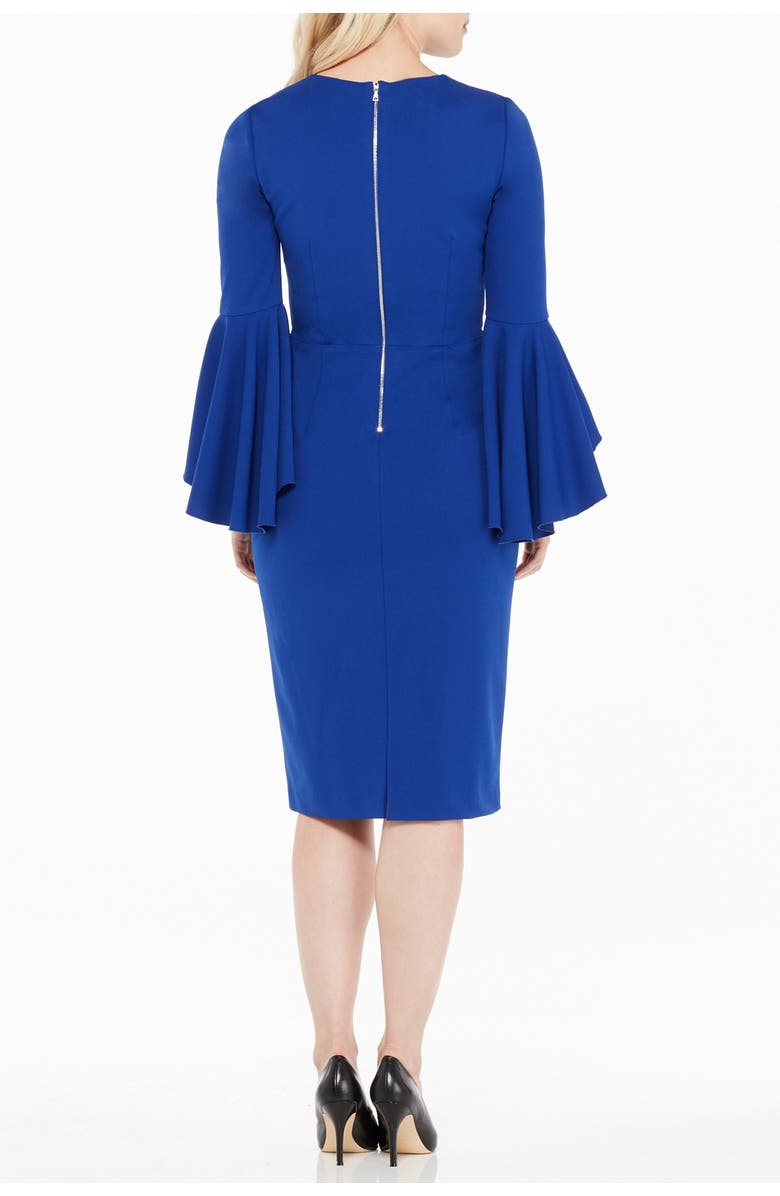 Maggy London Sasha Bell Sleeve Midi Dress, Alternate, color,