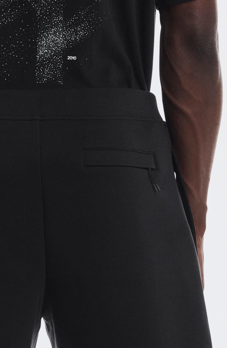 On Focus Stretch Running Shorts, Alternate, color, Black