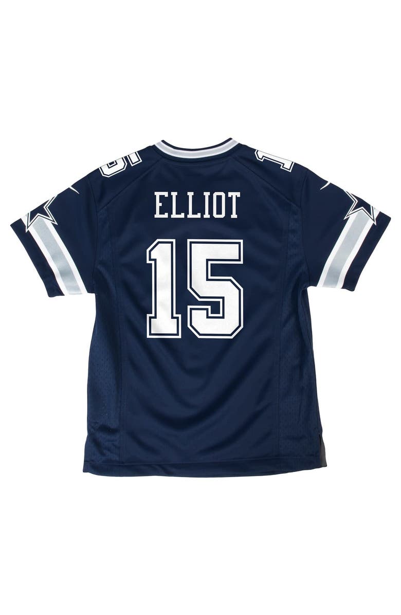 Nike Youth Nike Ezekiel Elliott Navy Dallas Cowboys Game Jersey, Alternate, color, Navy