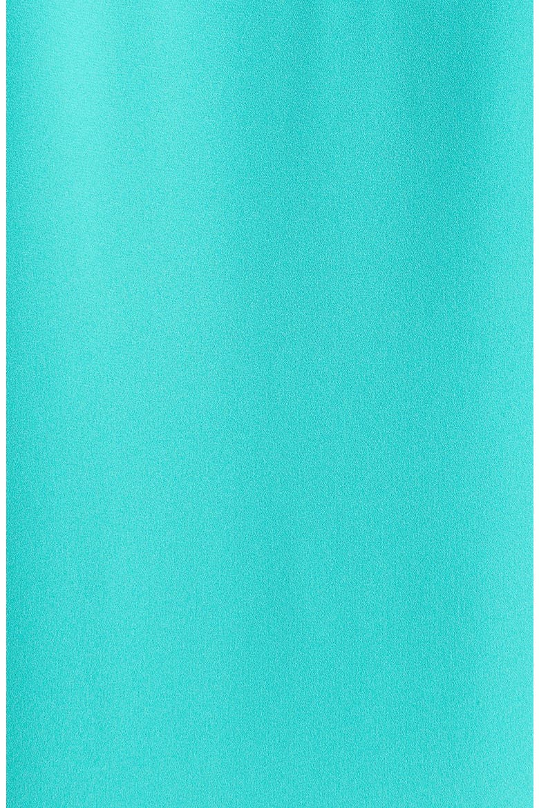 Lily Side Slit Woven Tee, Alternate, color, SEAFOAM