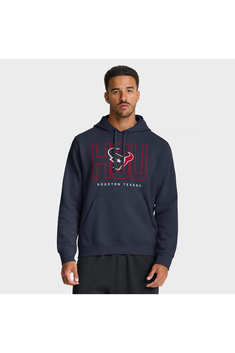 Men's Nike Navy Houston Texans Busted Play Club Fleece Pullover Hoodie, Main, color, Navy