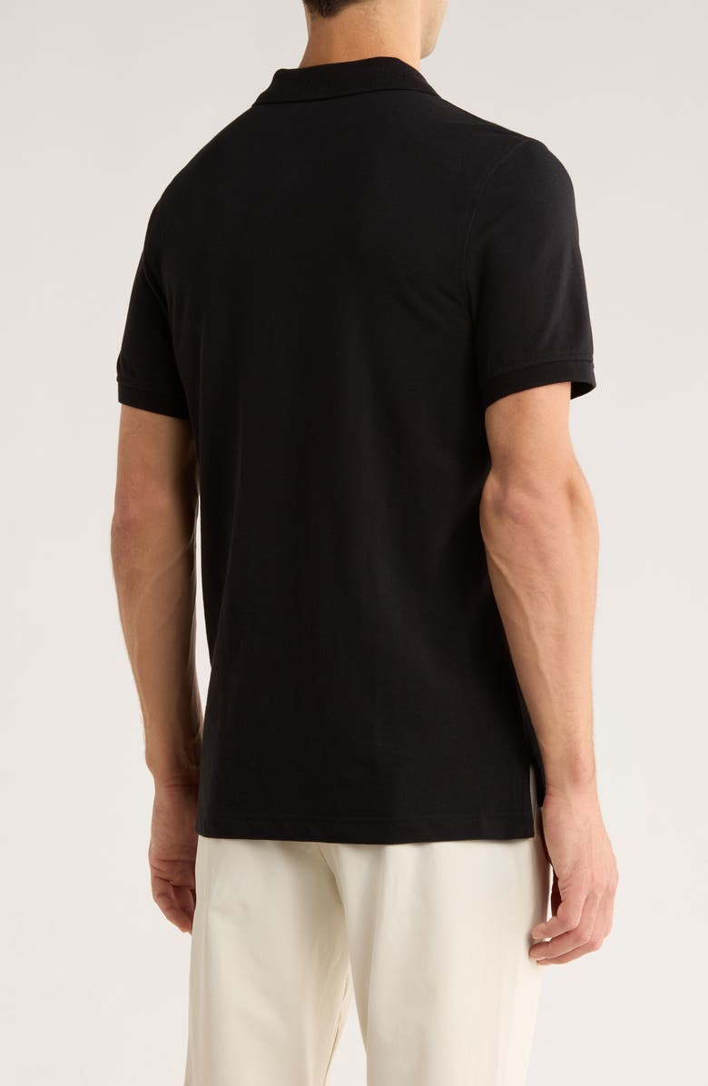 Brooks Brothers Solid Piqué Slim Fit Polo, Alternate, color, Black