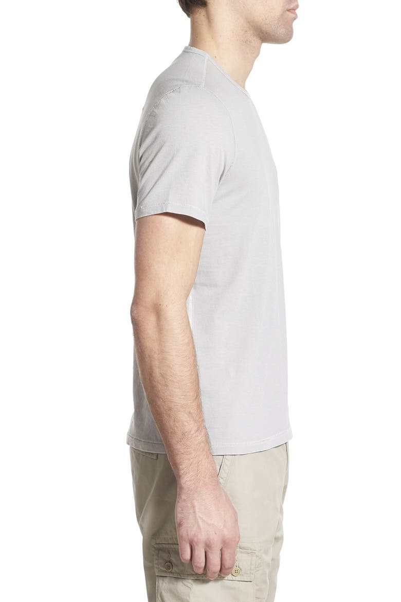 Peace Sign Crewneck T-Shirt, Alternate, color, SMOKE