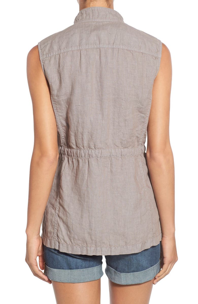 Caslon<sup>®</sup> Linen Utility Vest, Alternate, color, 