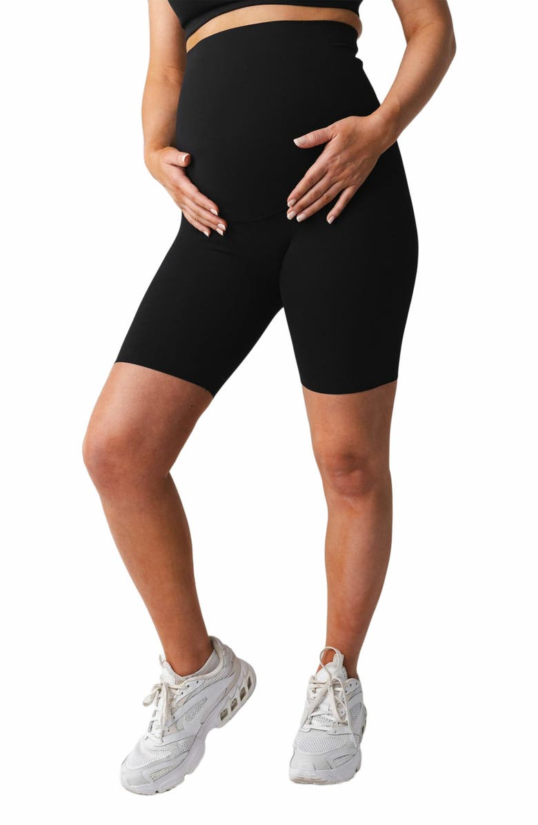 Vitality Cloud II Maternity Biker Short, Alternate, color, Midnight