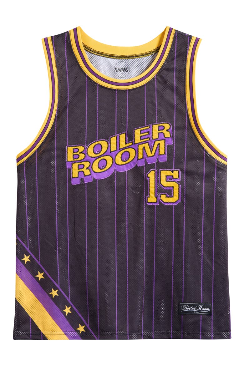Graphic Mesh Basketball Jersey, Alternate, color, PURPLE
