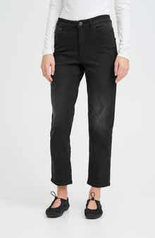 ICHI Ankle Straight Jeans