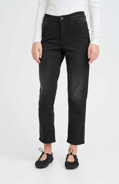 ICHI Ankle Straight Jeans