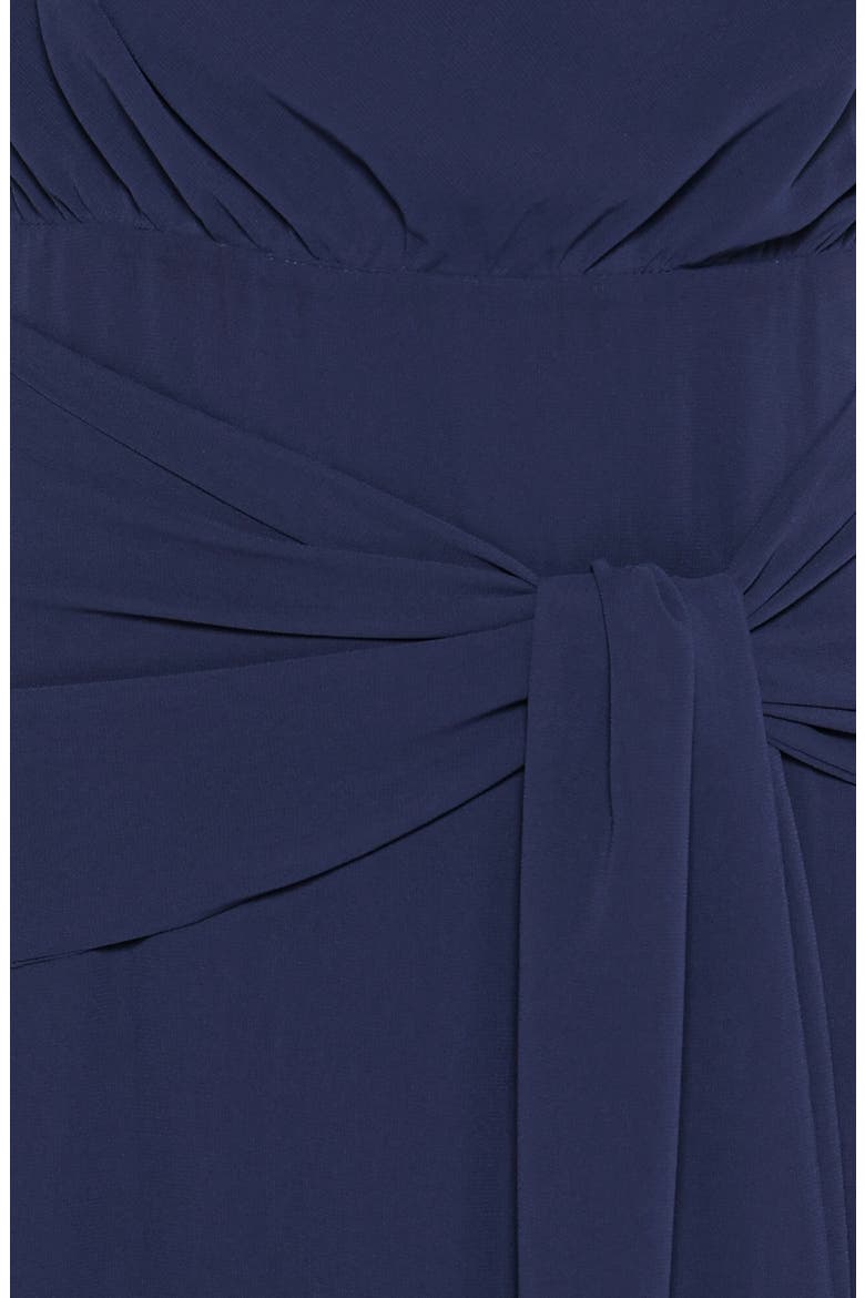 Sakura Midi Dress, Alternate, color, NAVY