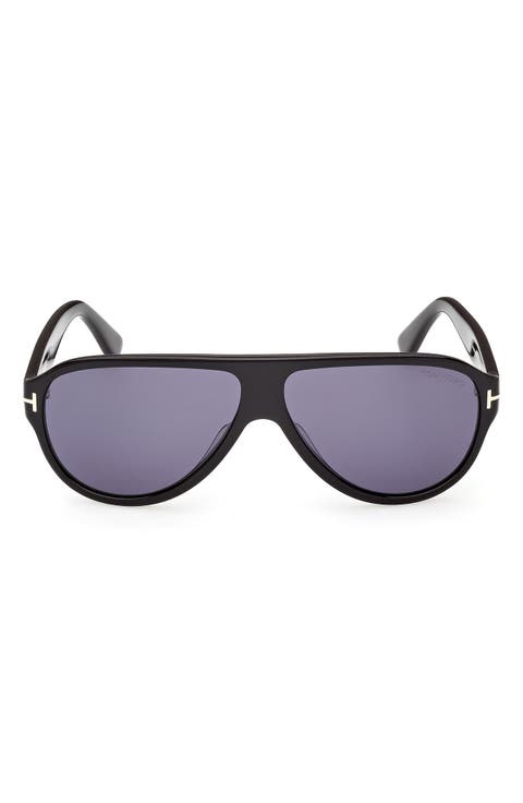 61mm Pilot Sunglasses