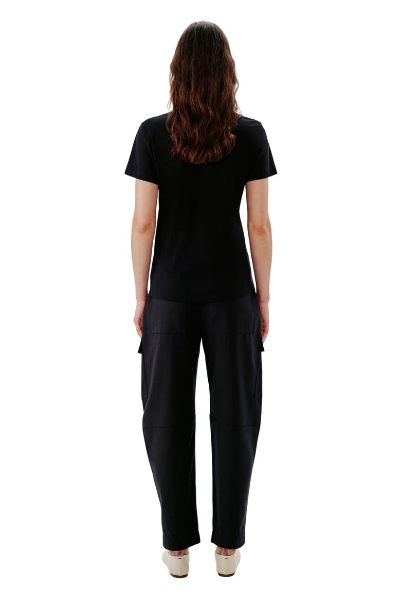 V-NECK TEE, Alternate, color, BLACK