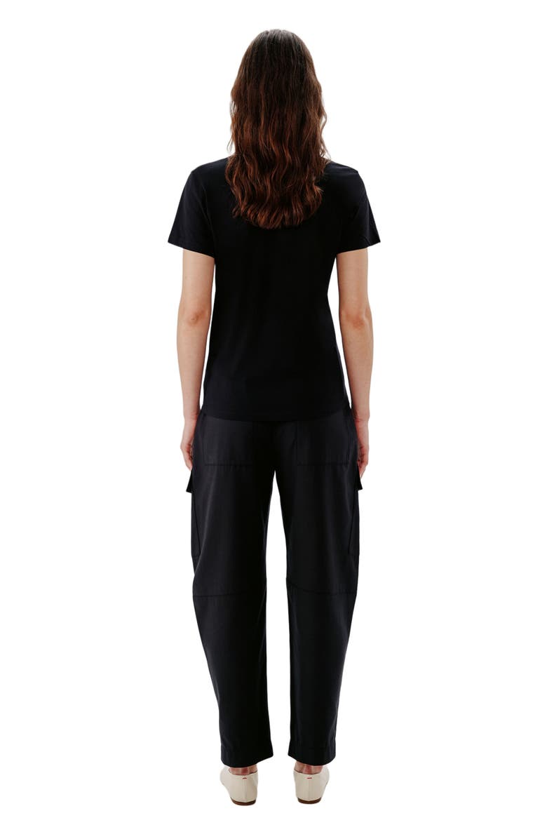 Another Tomorrow V-NECK TEE, Alternate, color, Black