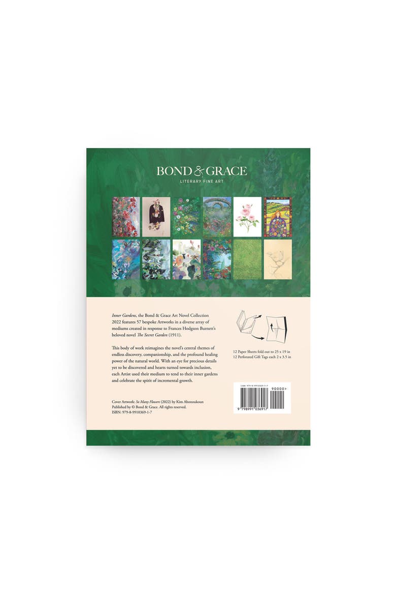 Inner Gardens Gift Wrap & Creative Papers, Alternate, color, Green