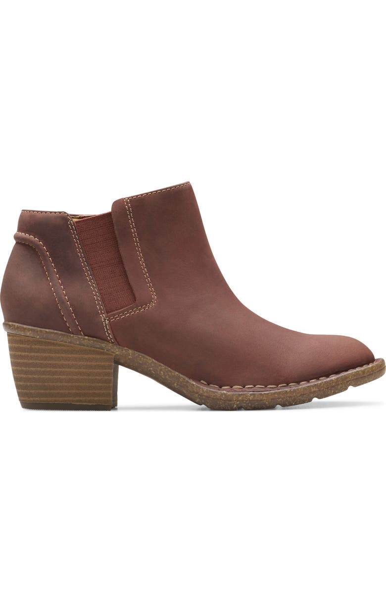 Clarks<sup>®</sup> Kastela Ankle Bootie, Alternate, color, Chestnut Leather