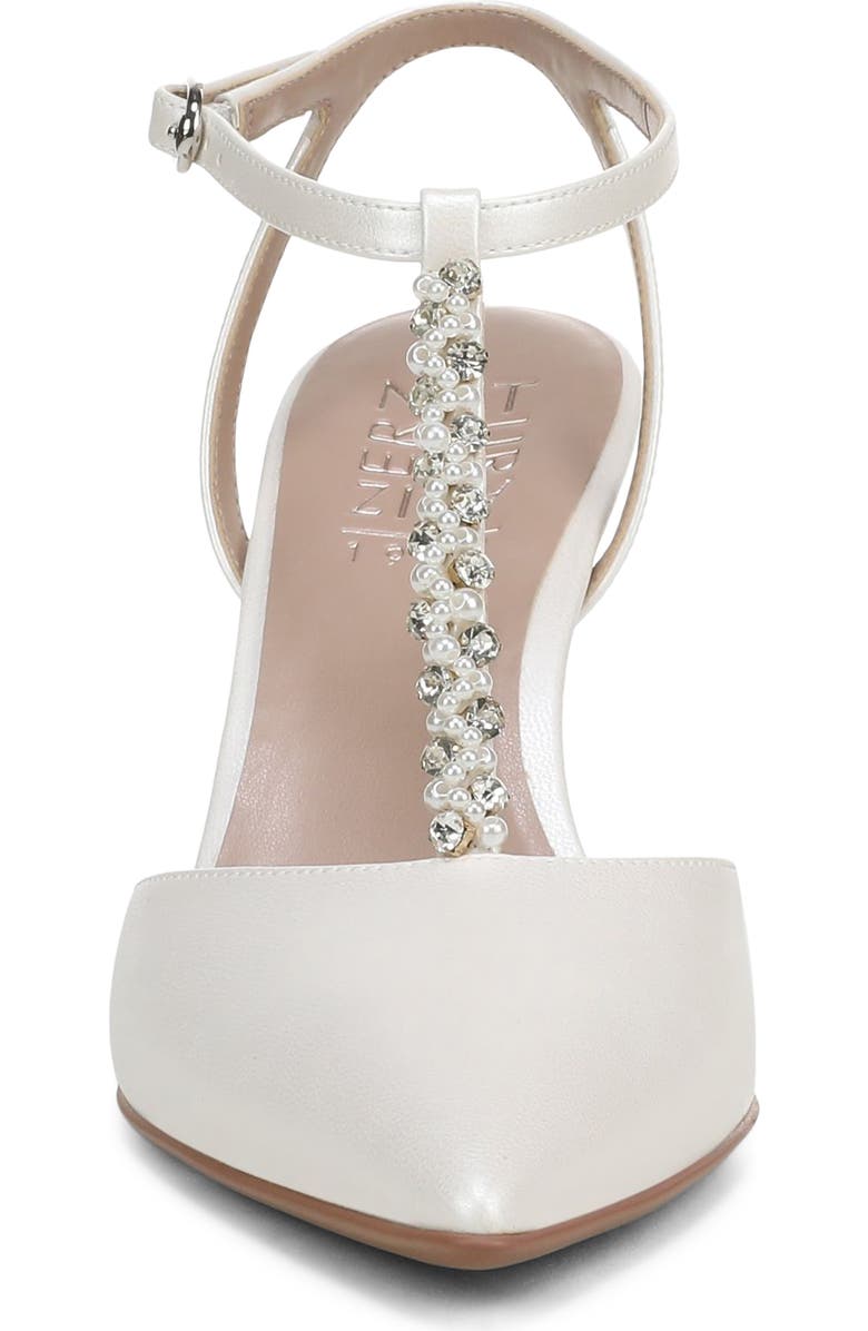 Naturalizer Astrid T-Strap Pump, Alternate, color, Warm White