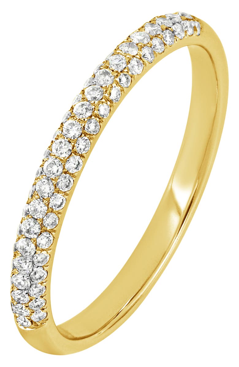 Bony Levy Varda 18K Gold Diamond Thin Dome Ring, Main, color,