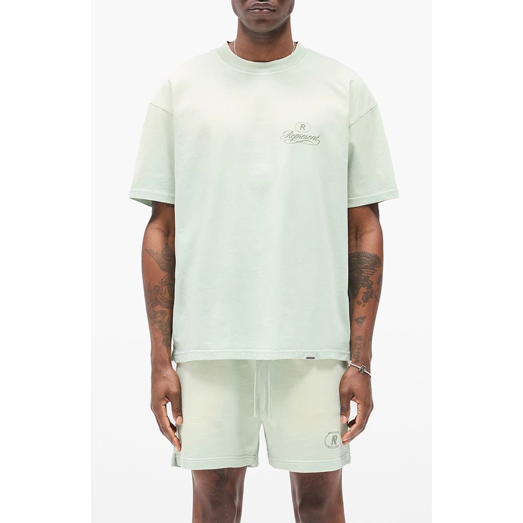 Represent Grand Cru Graphic T-Shirt in Washed Sage  product