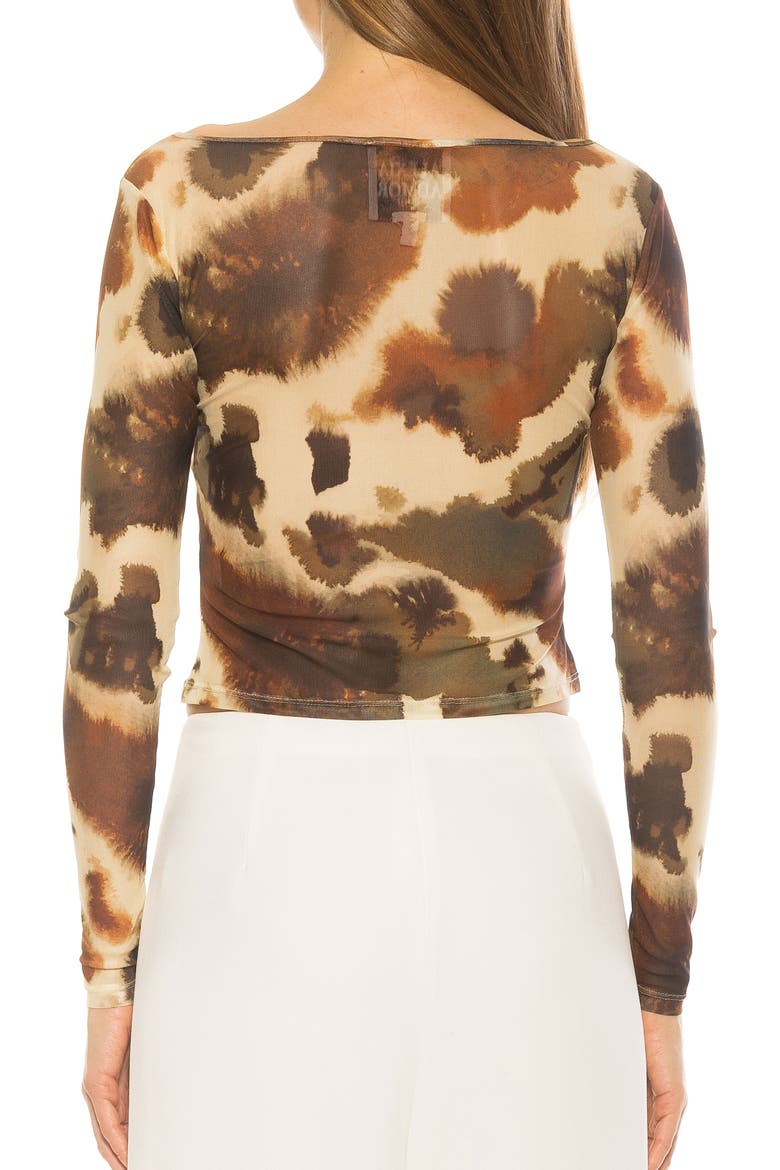 Opal Sheer Mesh Top, Alternate, color, SAGE ABSTRACT