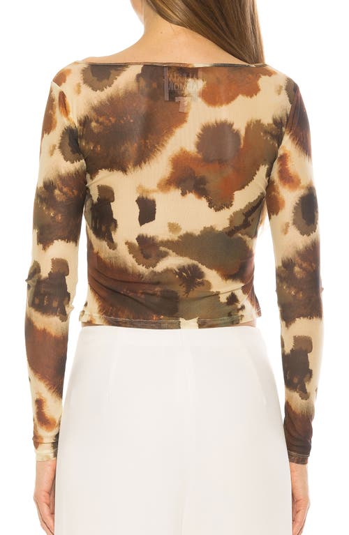ALEXIA ADMOR ALEXIA ADMOR OPAL SHEER MESH TOP