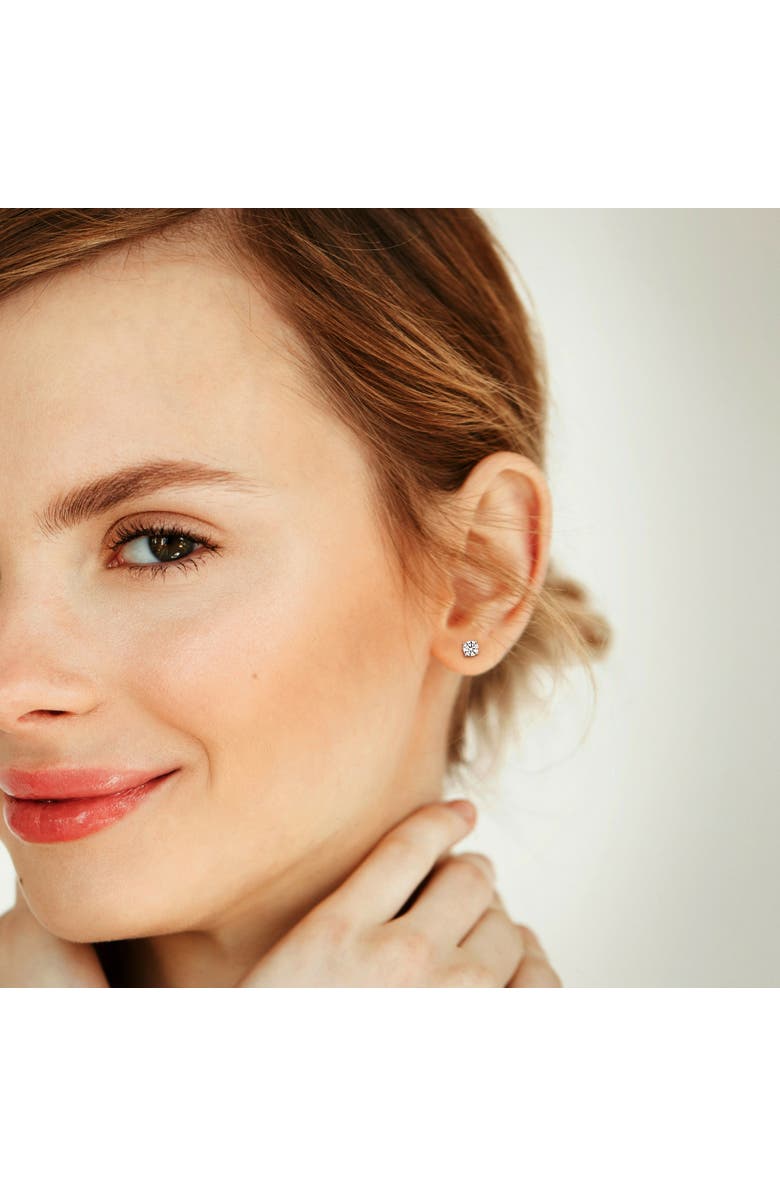 Julianna B. 1 CTW Lab-Grown Diamond Stud Earrings 14k, Alternate, color, White Gold